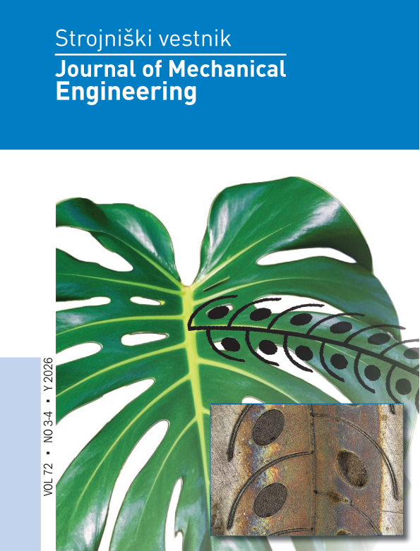 					View Vol. 72 No. 3-4 (2026): Strojniški vestnik - Journal of Mechanical Engineering
				